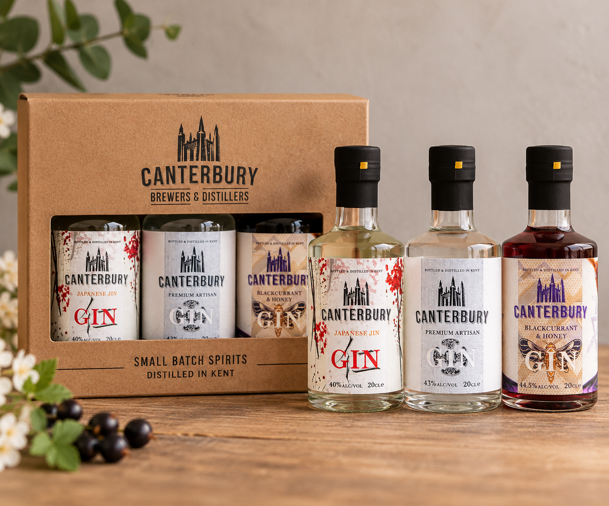 Set of 3 Canterbury 20cl Spirits