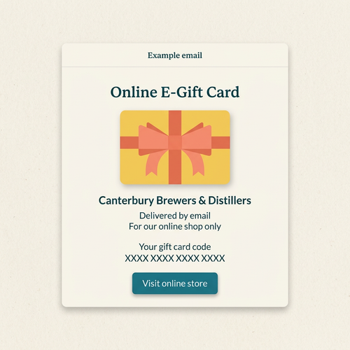 Online e-gift card product image