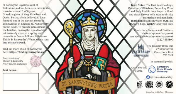 St Eanswythe's water-Green Hop Pale Ale